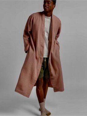 100% Linen Robe Parachute Clay Size Medium